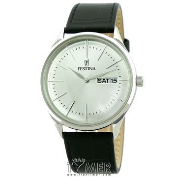 ساعت مچی مردانه کلاسیک بند چرمی، نمایش تاریخ و روز 