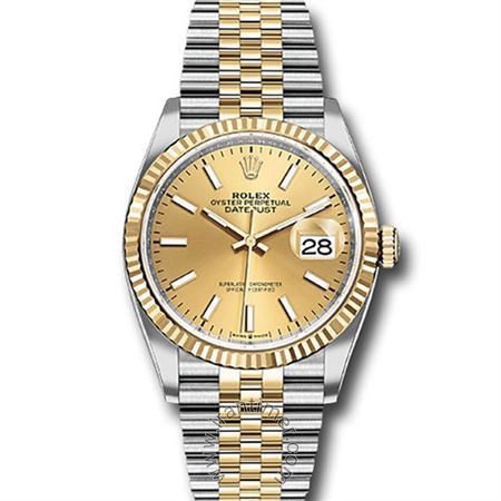 قیمت و خرید ساعت مچی مردانه رولکس(Rolex) مدل 126233 CHIJ GOLD کلاسیک | اورجینال و اصلی