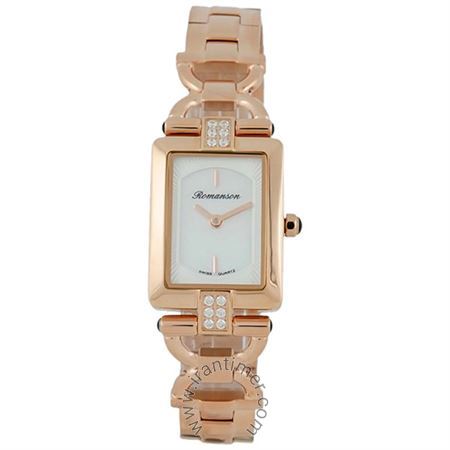 ساعت مچی زنانه کلاسیک تمام استیل، نگین دار