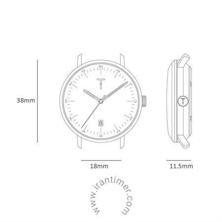 قیمت و خرید ساعت مچی مردانه تیلور(TYLOR) مدل TLAL002 کلاسیک | اورجینال و اصلی