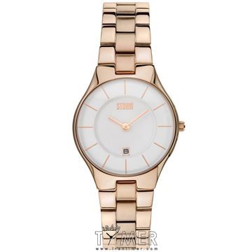 ساعت مچی زنانه کلاسیک تمام استیل ، نمایش تاریخ