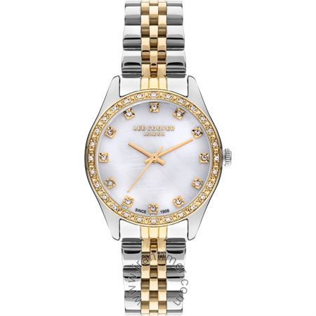 ساعت مچی زنانه فشن بند استیل، نگین دار