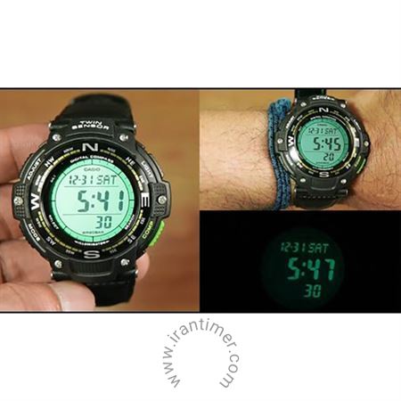 قیمت و خرید ساعت مچی مردانه کاسیو (CASIO) پروترک مدل SGW-100B-3A2DR اسپرت | اورجینال و اصلی