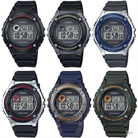 قیمت و خرید ساعت مچی مردانه کاسیو (CASIO) جنرال مدل W-216H-1AVDF اسپرت | اورجینال و اصلی