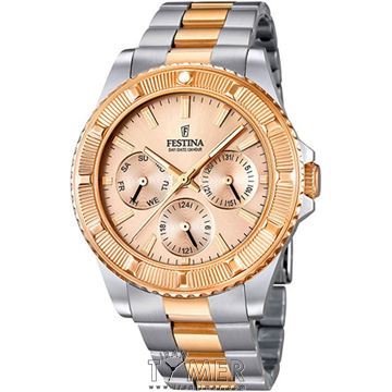 ساعت مچی زنانه اسپرت کلاسیک تمام استیل، نمایش تاریخ روز و ماه (Vendome Collection)