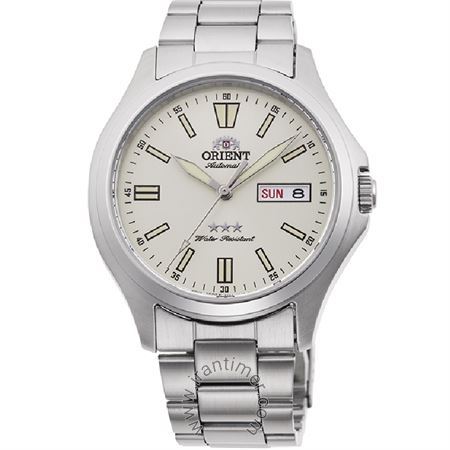 ساعت مچی مردانه کلاسیک تمام استیل، نمایش تاریخ و روز، اتوماتیک، سنگ قیمتی داخل موتور