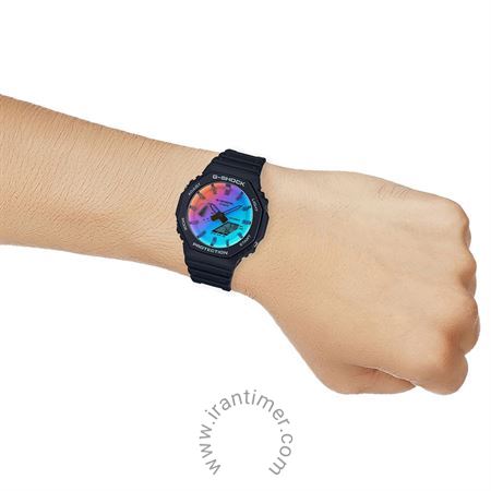 قیمت و خرید ساعت مچی مردانه کاسیو (CASIO) مدل GA-2100SR-1ADR اسپرت | اورجینال و اصلی