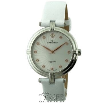 ساعت مچی زنانه کلاسیک فشن بند چرمی، نگین دار