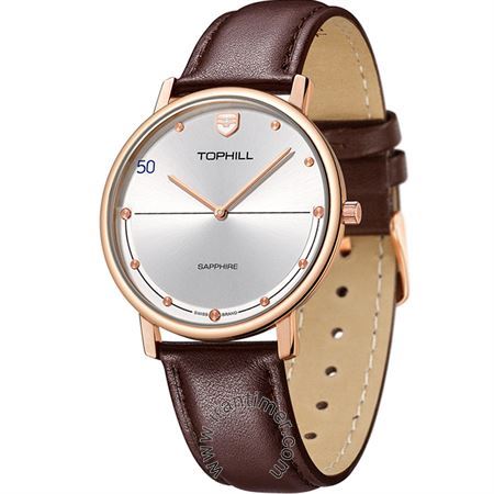 ساعت مچی مردانه کلاسیک بند چرم طبیعی