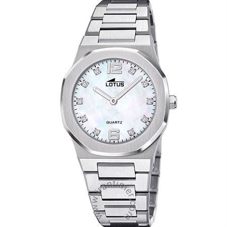 ساعت مچی زنانه فشن تمام استیل، نگین دار