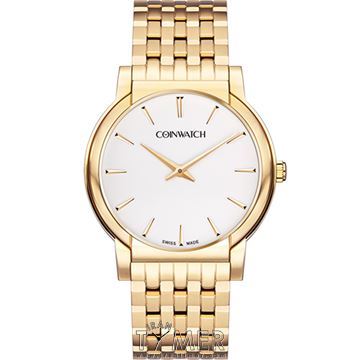 ساعت مچی مردانه کلاسیک تمام استیل، ست، رنگ PVD