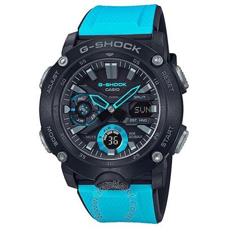 قیمت و خرید ساعت مچی مردانه کاسیو (CASIO) جی شاک مدل GA-2000-1A2DR اسپرت | اورجینال و اصلی