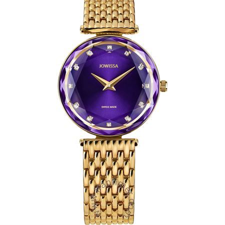 ساعت مچی زنانه فشن تمام استیل، نگین دار، رنگ PVD، موتور Ronda Swiss