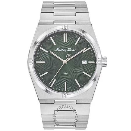 ساعت مچی مردانه کلاسیک تمام استیل، 29 عدد سنگ قیمتی داخل موتور، موتور Catena SA100 