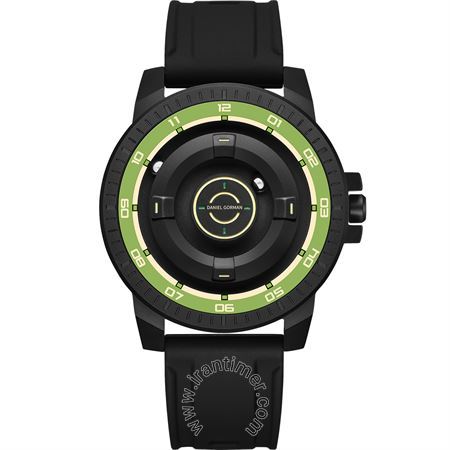 ساعت مچی مردانه اسپرت بند پلاستیکی، جنس قاب مس