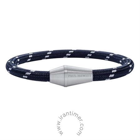 ساعت مچی دستبند مردانه اسپرت پارچه و استیل، مناسب دو رمچ 17.5 و 18.5 سانتی متر