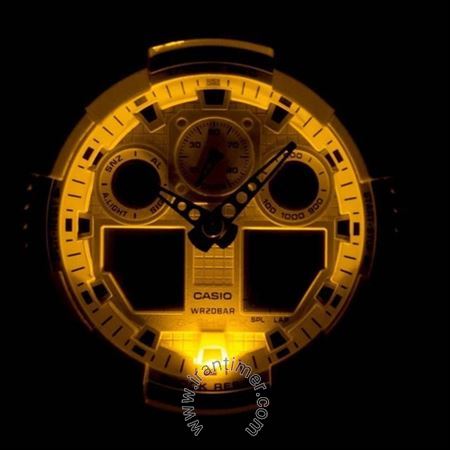 قیمت و خرید ساعت مچی مردانه کاسیو (CASIO) جی شاک مدل GA-100A-7AHDR اسپرت | اورجینال و اصلی