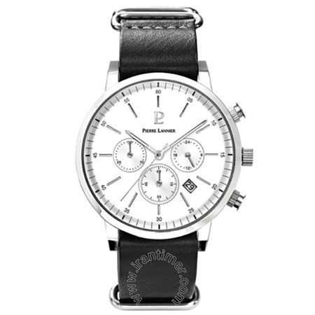 ساعت مچی مردانه کلاسیک بند چرم طبیعی، کرونوگراف، نمایش تاریخ، نمایش 24 ساعت شبانه روز