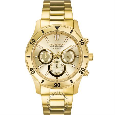 ساعت مچی مردانه کلاسیک تمام استیل، کرونوگراف، نمایش 24 ساعت شبانه روز