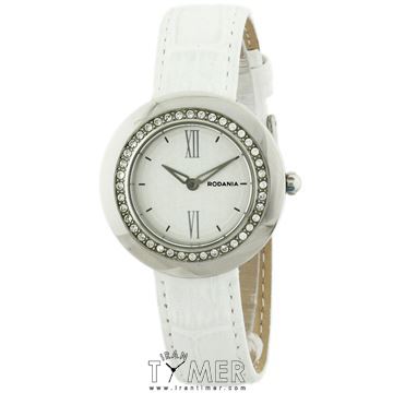 ساعت مچی زنانه کلاسیک فشن بند چرمی، نگین دار