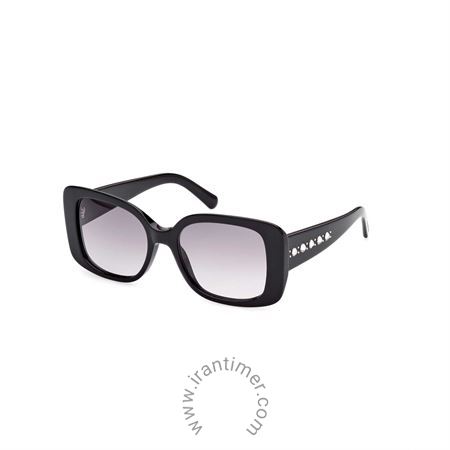 قیمت و خرید عینک آفتابی زنانه فشن (SWAROVSKI) مدل SK 0373 01B 53 | اورجینال و اصلی
