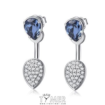 ساعت مچی گوشواره زنانه فشن استیل، نگین سواروسکی و زیرکونیا