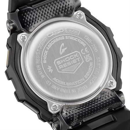 قیمت و خرید ساعت مچی مردانه کاسیو (CASIO) جی شاک مدل GBD-200-1A1DR اسپرت | اورجینال و اصلی