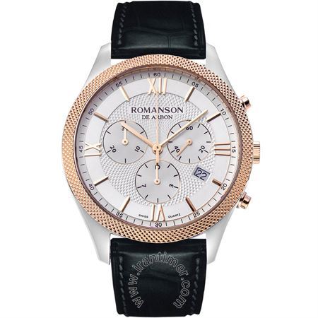 ساعت مچی مردانه کلاسیک بند چرمی، کرونوگراف، نمایش تاریخ