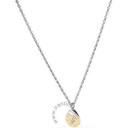 ساعت مچی گردنبند زنانه کلاسیک تمام استیل، نگین سواروسکی