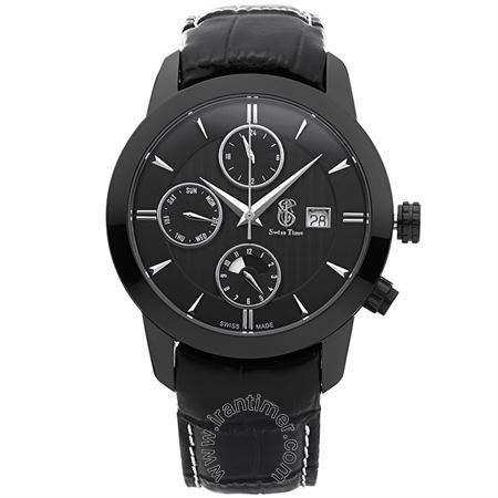 قیمت و خرید ساعت مچی مردانه سوئیس تایم(SWISS TIME) مدل ST M552L-Blk کلاسیک | اورجینال و اصلی