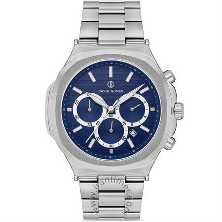 ساعت مچی مردانه کلاسیک بند استیل، کرونوگراف، نمایش تاریخ