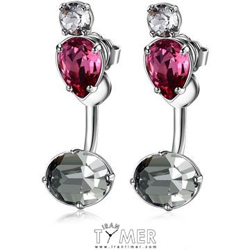 ساعت مچی گوشواره زنانه فشن استیل، نگین سواروسکی