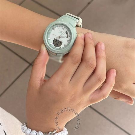 قیمت و خرید ساعت مچی کاسیو (CASIO) بیبی جی مدل BSA-B100CS-3ADR اسپرت | اورجینال و اصلی