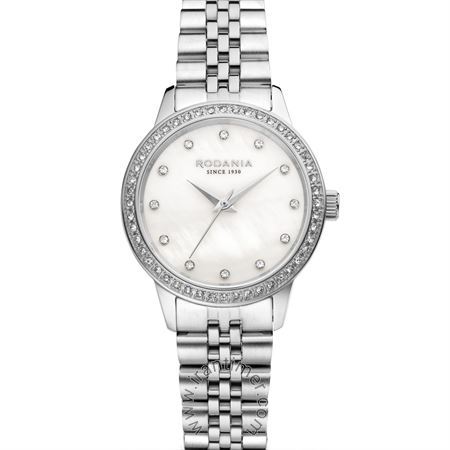 ساعت مچی زنانه فشن تمام استیل، نگین دار