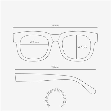 قیمت و خرید عینک آفتابی زنانه مردانه کلاسیک (TRIWA) مدل Ivory Henry 133 | اورجینال و اصلی