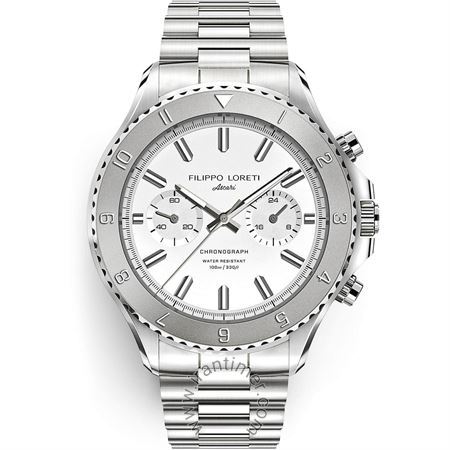 ساعت مچی مردانه کلاسیک تمام استیل، کرونوگراف، موتور Seiko VK64 VD54