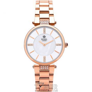 ساعت مچی زنانه کلاسیک تمام استیل، نگین دار، رنگ PVD