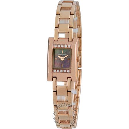 ساعت مچی زنانه کلاسیک تمام استیل، نگین دار