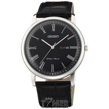 ساعت مچی مردانه کلاسیک بند چرم طبیعی، نمایش تاریخ و روز