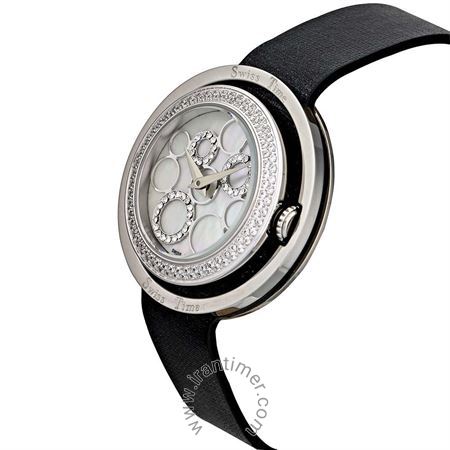 قیمت و خرید ساعت مچی زنانه سوئیس تایم(SWISS TIME) مدل ST 691-SSBlk/Wh فشن | اورجینال و اصلی