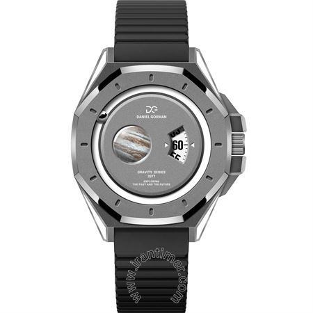 ساعت مچی مردانه اسپرت بند پلاستیکی، جنس دور قاب مس میباشد