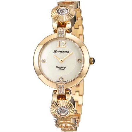 قیمت و خرید ساعت مچی زنانه رومانسون(ROMANSON) مدل RM8A05QLGGM1R1-W فشن | اورجینال و اصلی