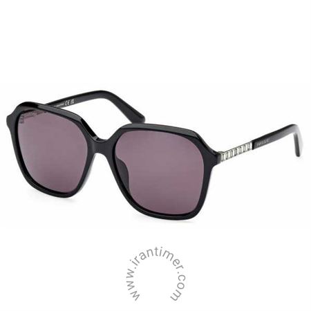 قیمت و خرید عینک آفتابی زنانه کلاسیک (SWAROVSKI) مدل SK 0390 01A 56 | اورجینال و اصلی