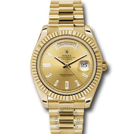 قیمت و خرید ساعت مچی مردانه رولکس(Rolex) مدل 228238 chbdp Gold کلاسیک | اورجینال و اصلی