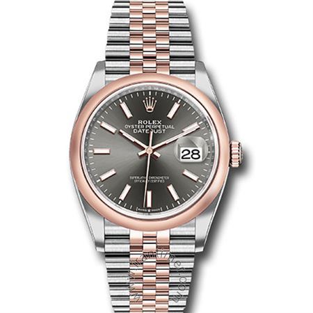 قیمت و خرید ساعت مچی مردانه رولکس(Rolex) مدل 126201 DKRIJ GRAY کلاسیک | اورجینال و اصلی