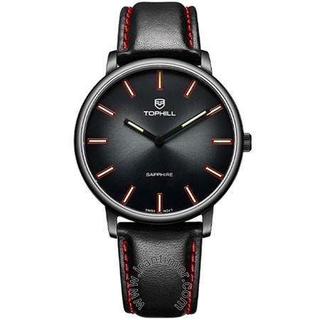 ساعت مچی مردانه کلاسیک بند چرم طبیعی