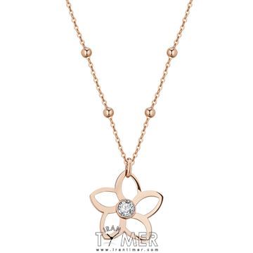 ساعت مچی گردنبند زنانه کلاسیک فشن تمام استیل، نگین سواروسکی