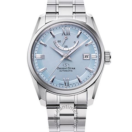 ساعت مچی مردانه کلاسیک تمام استیل، 22 عدد سنگ قیمتی داخل موتور، 50 ساعت شاخص ذخیره انرژی