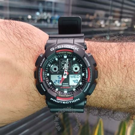 قیمت و خرید ساعت مچی مردانه کاسیو (CASIO) جی شاک مدل GA-100-1A4DR اسپرت | اورجینال و اصلی