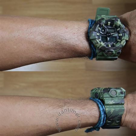 قیمت و خرید ساعت مچی مردانه کاسیو (CASIO) جی شاک مدل GA-700CM-3ADR اسپرت | اورجینال و اصلی